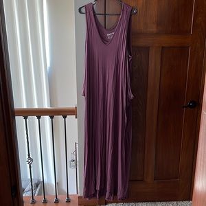 Latched Mama Burgundy Maxi Dress